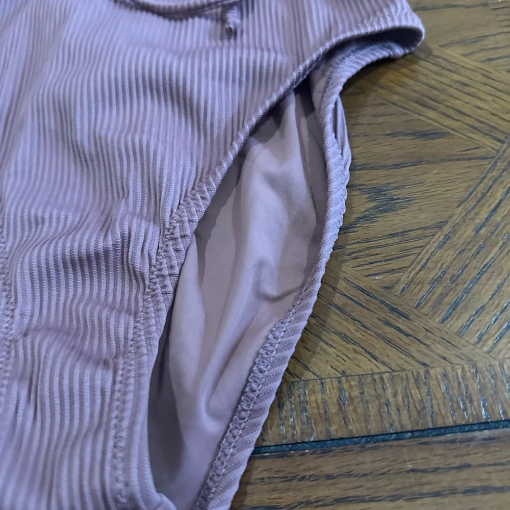 CUPSHE Solid Color V Neck Lace Up One Piece Swimsuit Size XS - Picture 7 of 10